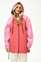 Valencia Flamingo Gefütterte Regenjacke