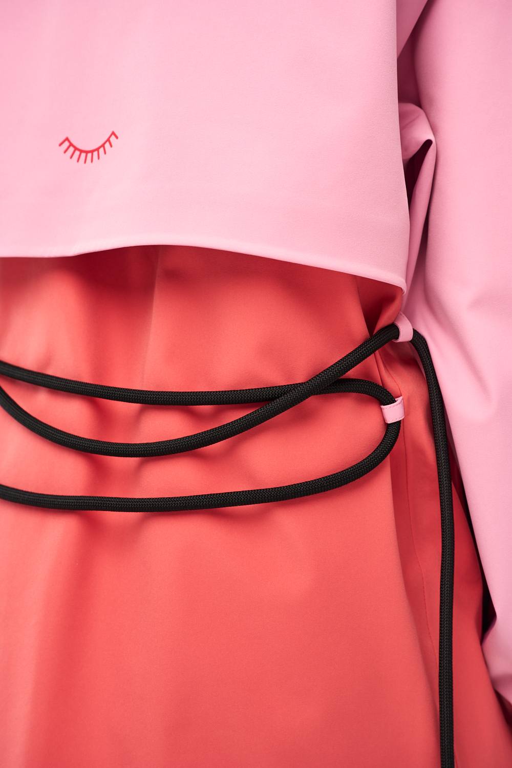 Valencia Flamingo Gefütterte Regenjacke