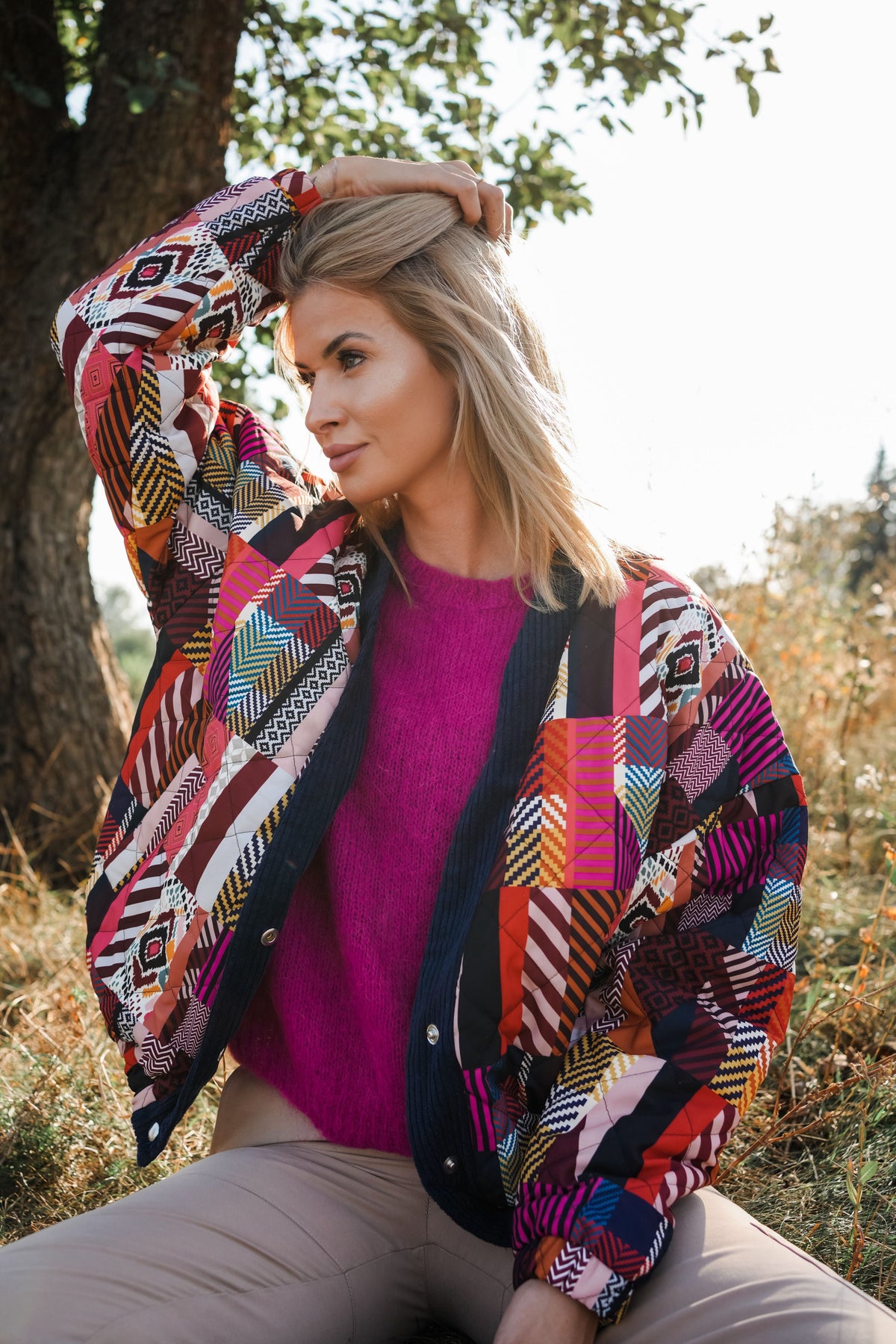 Patch Me Tender leichte gesteppte Jacke