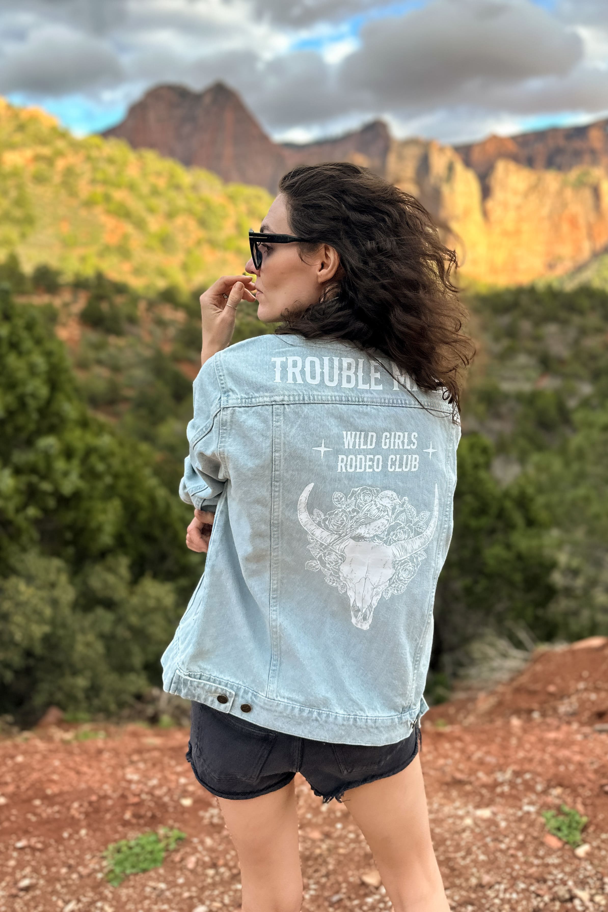 Trouble Maker denim jacket