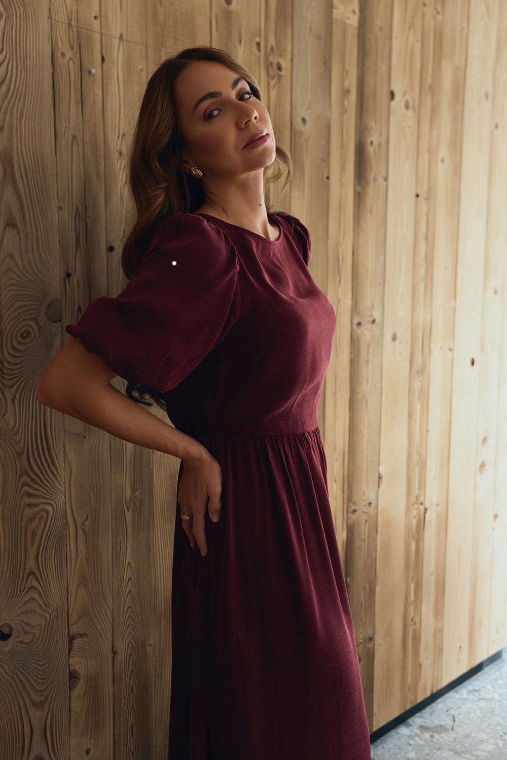 Rochie midi Ruby Rose