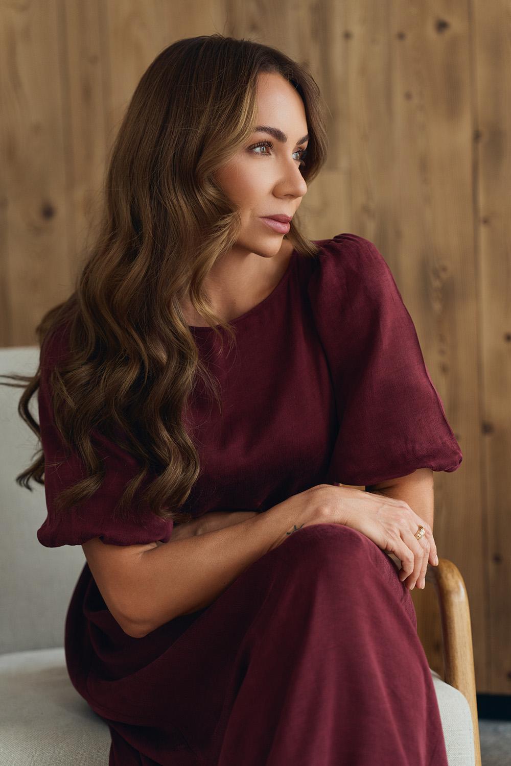 Rochie midi Ruby Rose