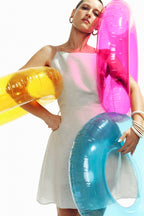 Bright Waters Leinen-Minikelid