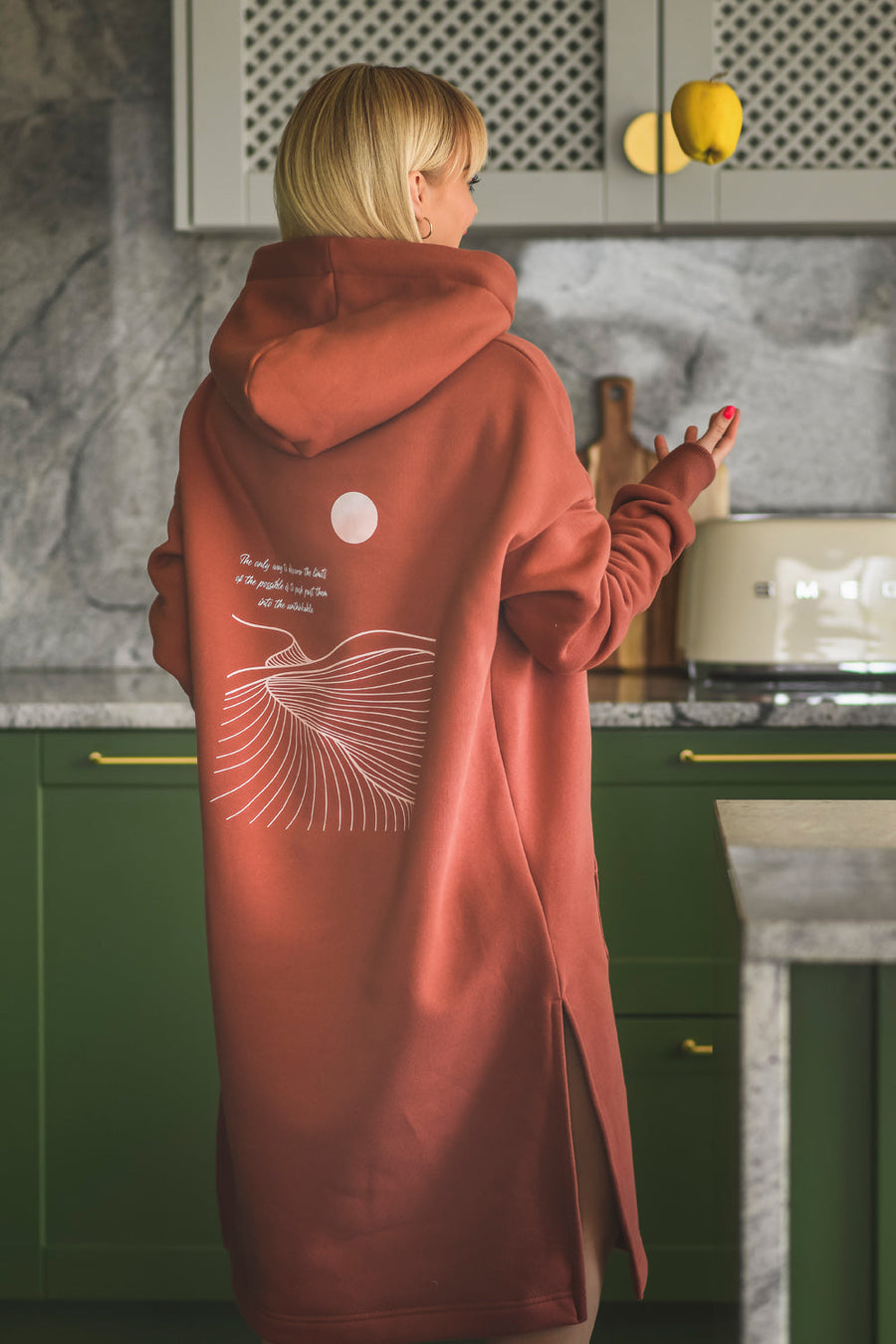 Desert Sands Longline-Kapuzenpullover