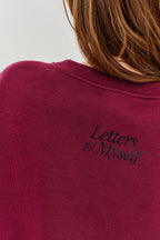 Blooming Letters Sweatshirt