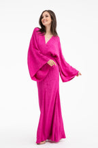 Blooming Fuchsia maxi dress