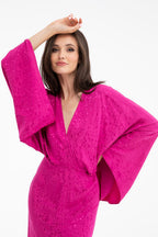 Blooming Fuchsia maxi dress