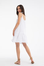Summer Snowflake short dress with straps