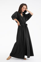 Rochie lungă Sicily cu legare