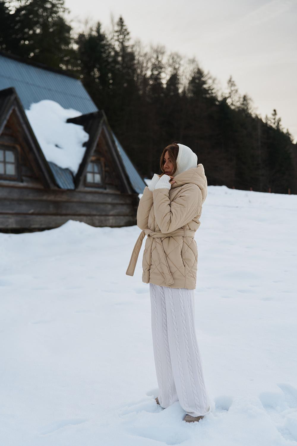 Anabelle Desert Moth Quilted Jacket
