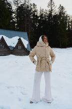 Anabelle Desert Moth Quilted Jacket