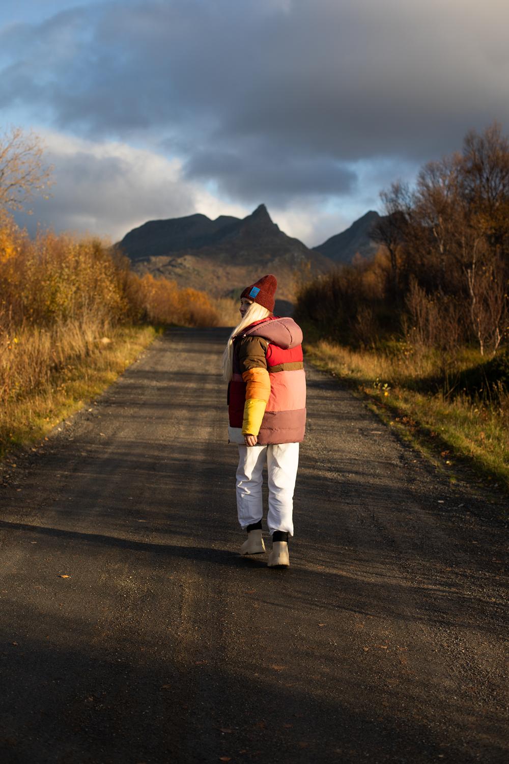 Tromso spalvinga žieminė striukė