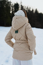 Anabelle Desert Moth Quilted Jacket