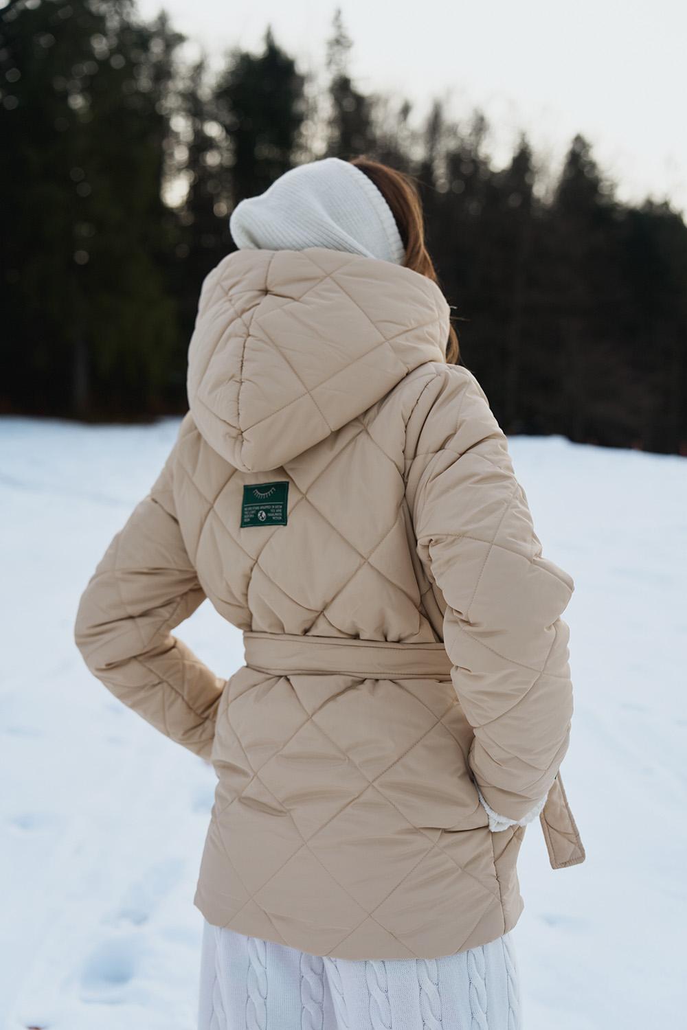 Anabelle Desert Moth Quilted Jacket