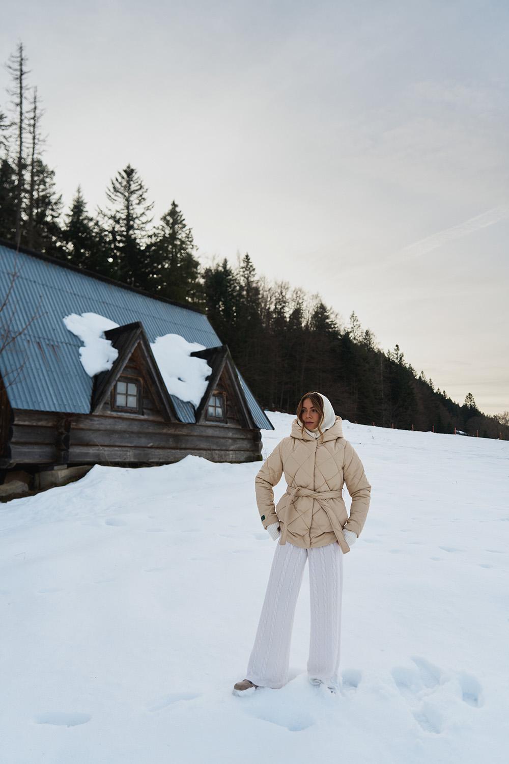Anabelle Desert Moth Quilted Jacket