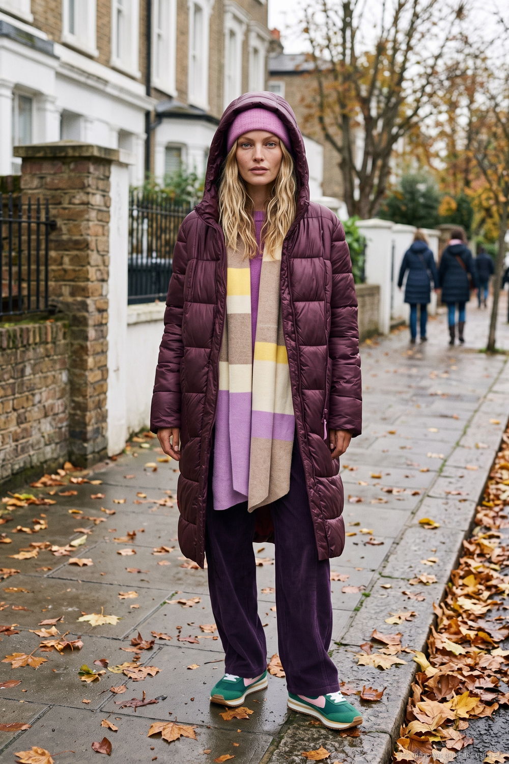 Arcticum Merlot Quilted Coat