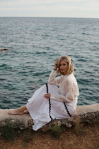 Fustă maxi Wave Dancer