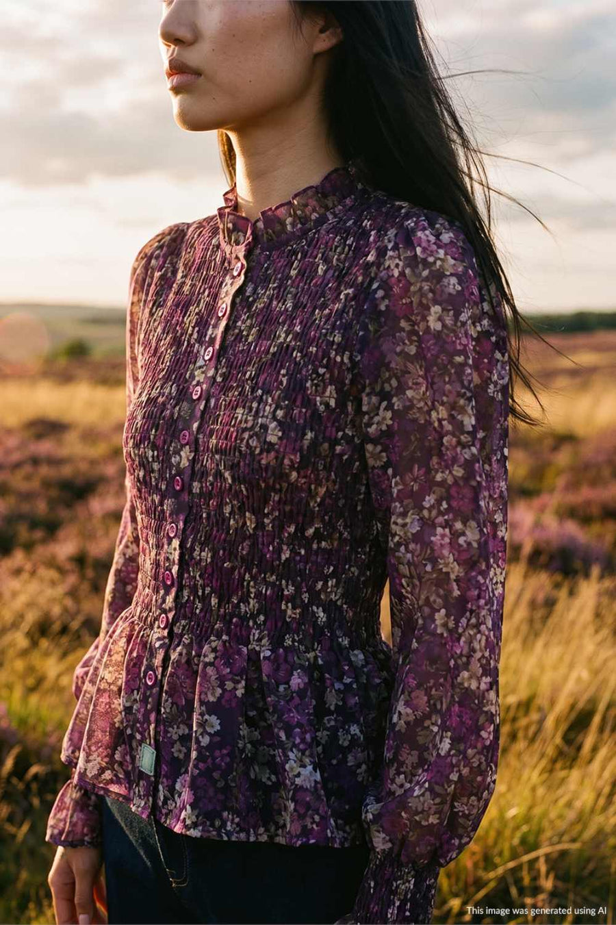 Petite Fleur Bluse
