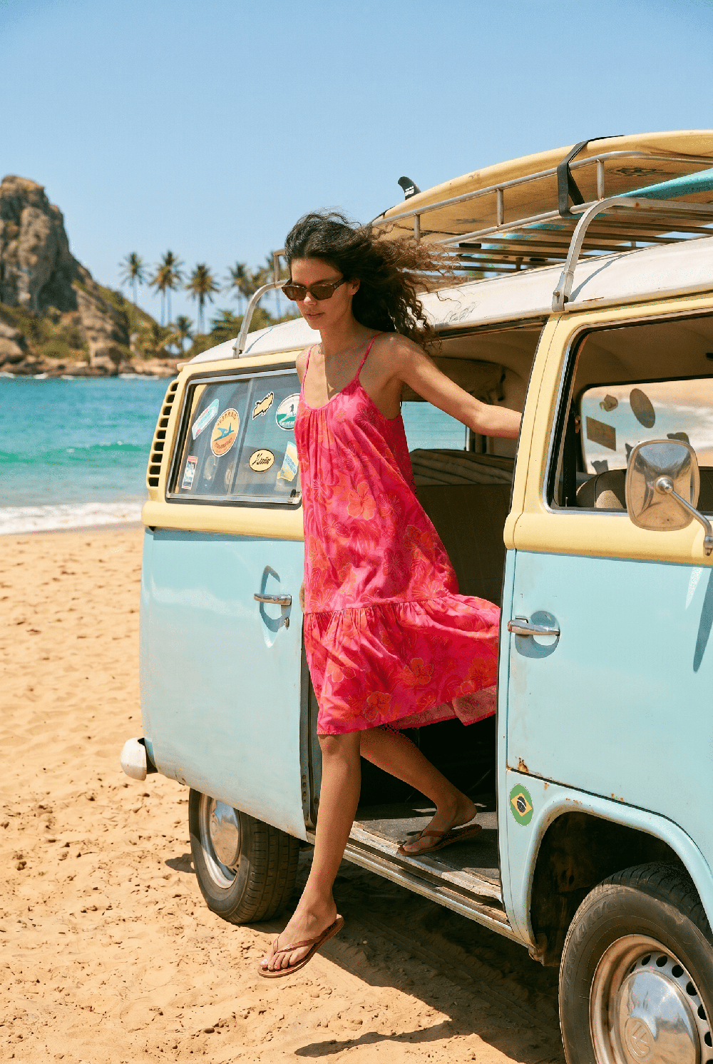 Aloha Dress: A Strapless Mini Dress –