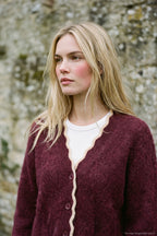 Dark Dessert Wool Cardigan