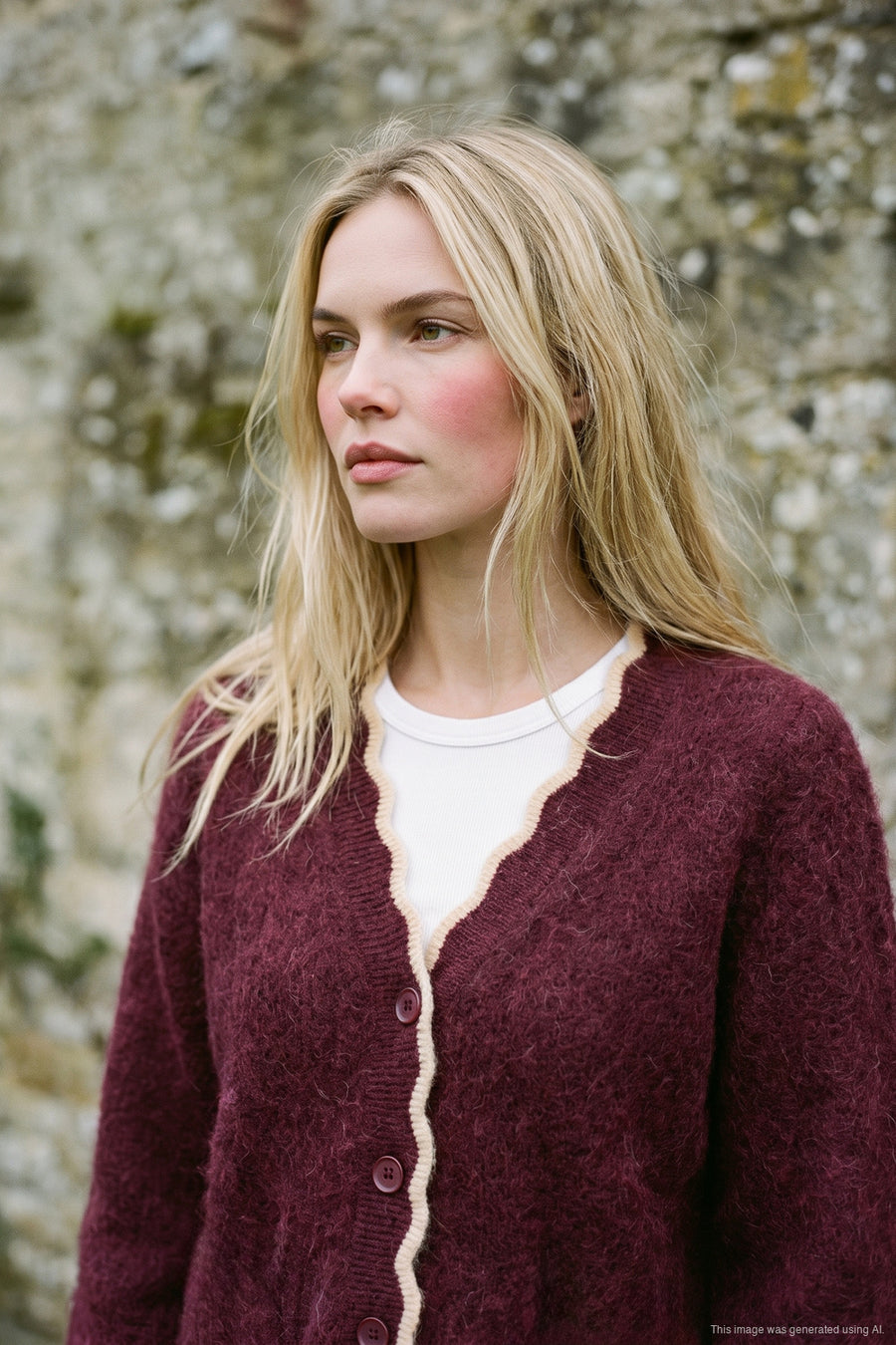 Dark Dessert Wool Cardigan