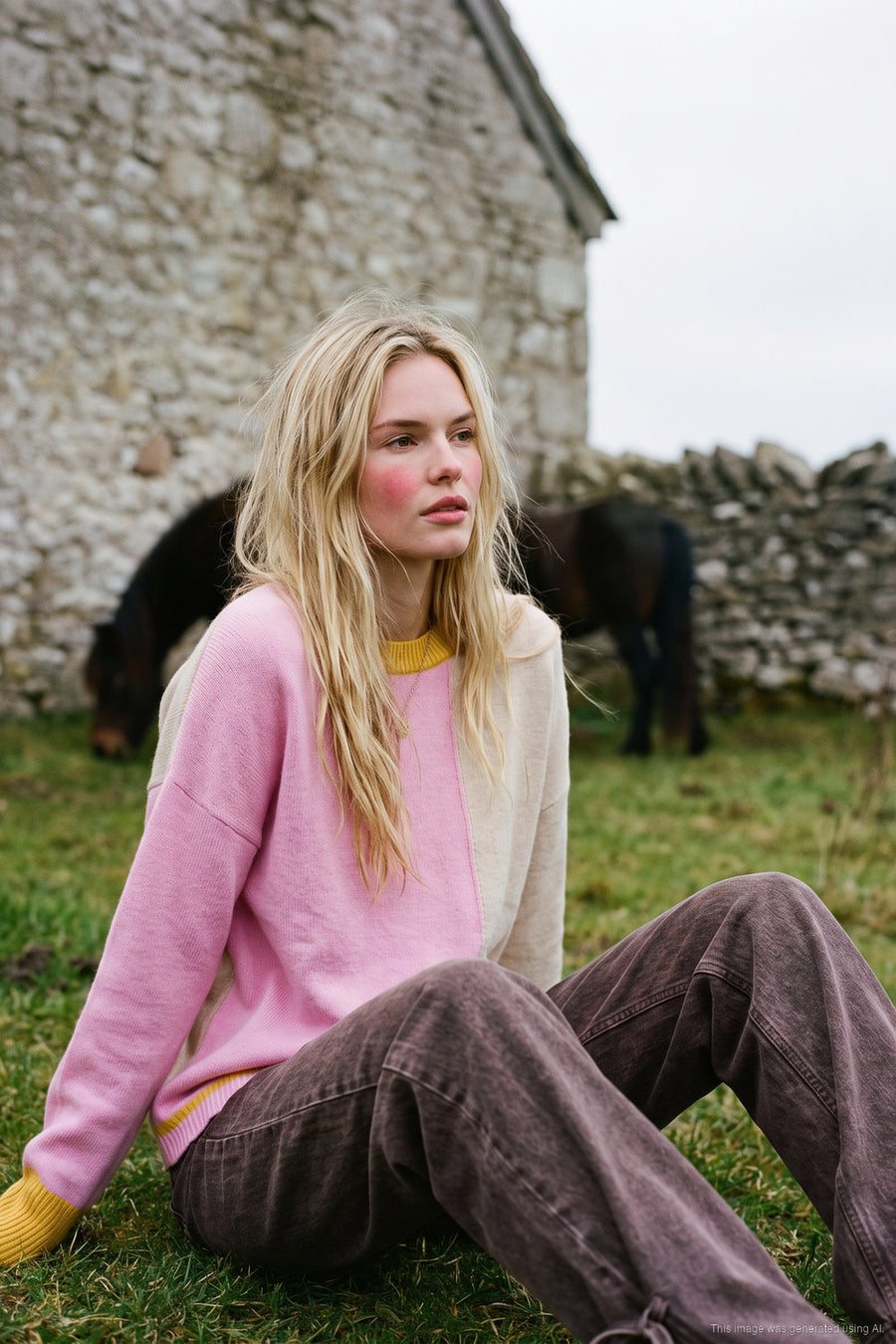 Sweet Aura Reversible Wool Sweater