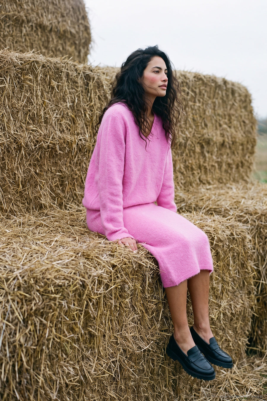 Rosewater Dream Knit Skirt