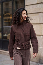 Giacca in suede Distance Calls