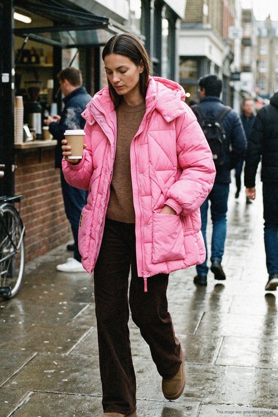 Stormy Cotton Candy Winter Jacket