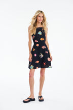 Dark Waters Leinen-Minikleid