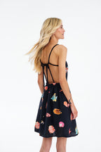 Dark Waters Leinen-Minikleid