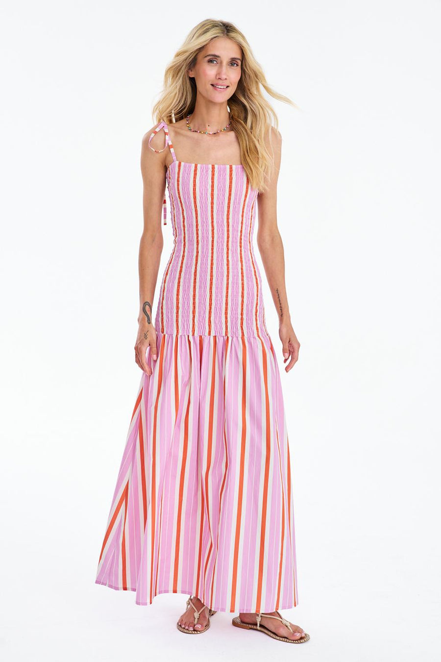 Coral Dreams Long Dress
