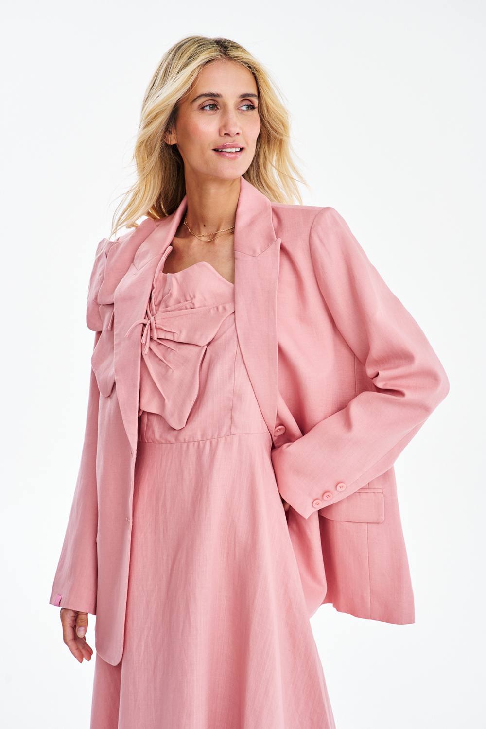 Summer Crush Linen Midi Dress