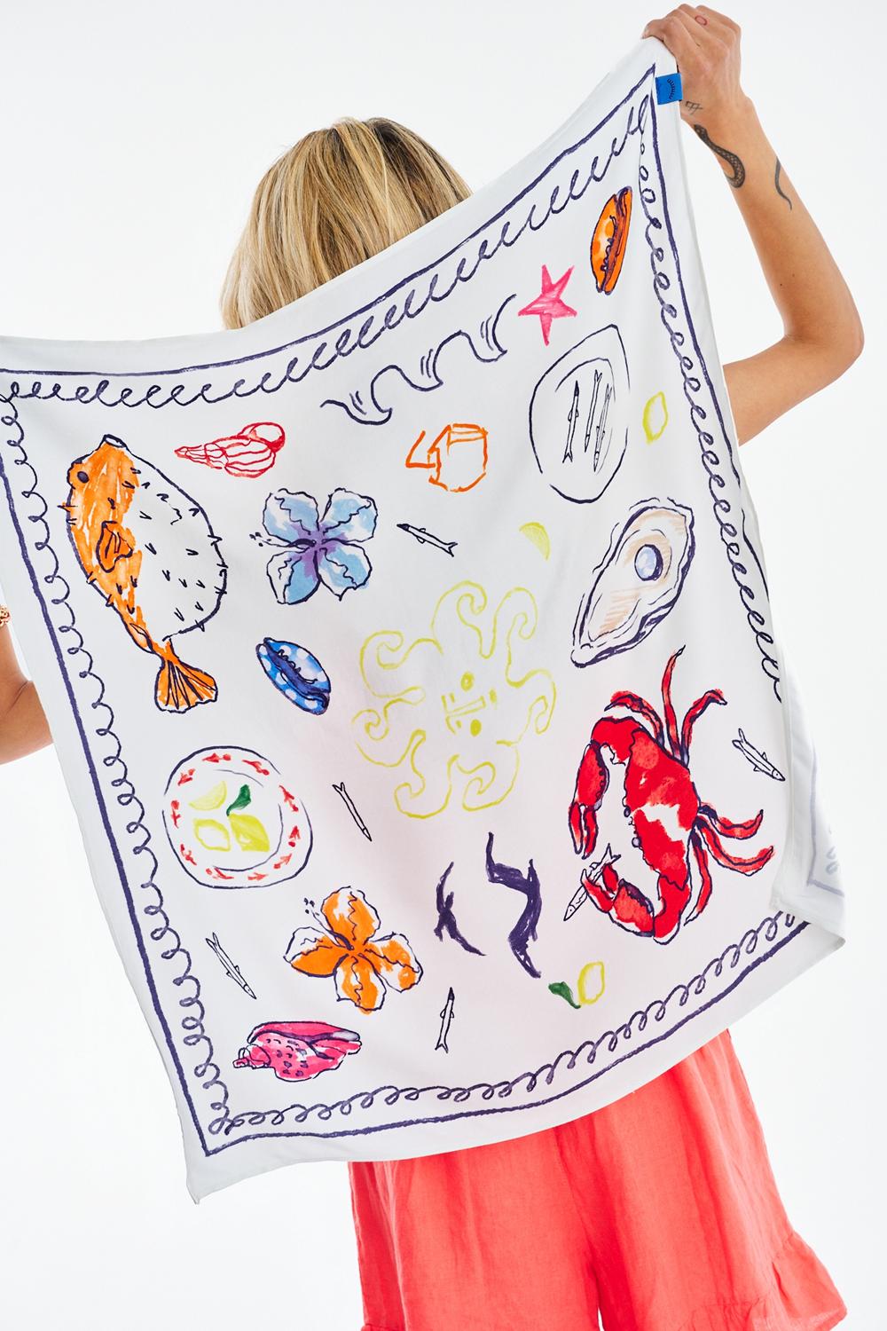 Seafood Scarf