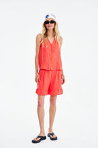 Sun Burns Linen Shorts