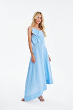Bluetiful Chaos Linen Midi Dress