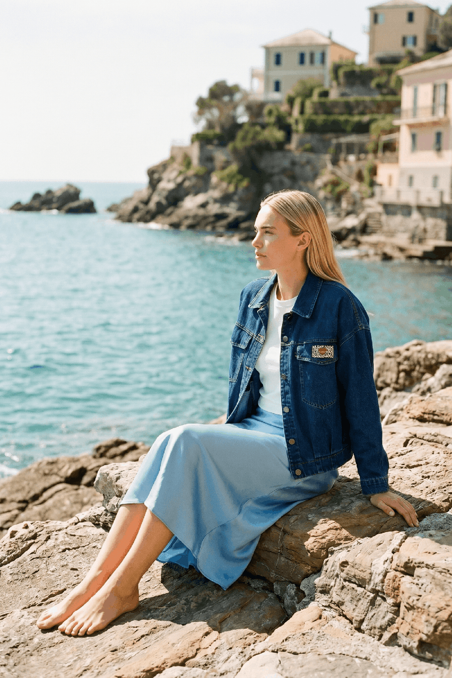 Blouson aviateur en denim No Rules