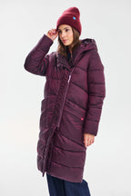 Arcticum Merlot Quilted Coat