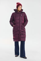 Arcticum Merlot Quilted Coat