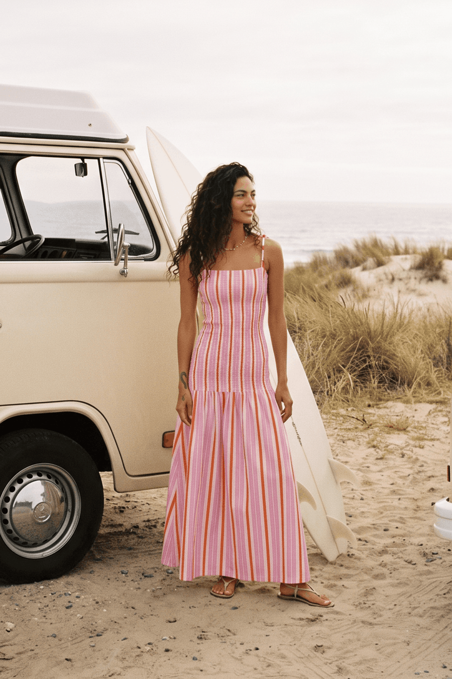 Coral Dreams lange jurk
