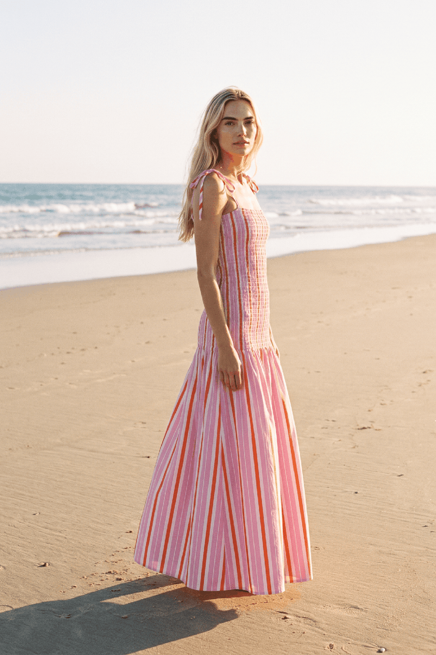 Coral Dreams lange jurk