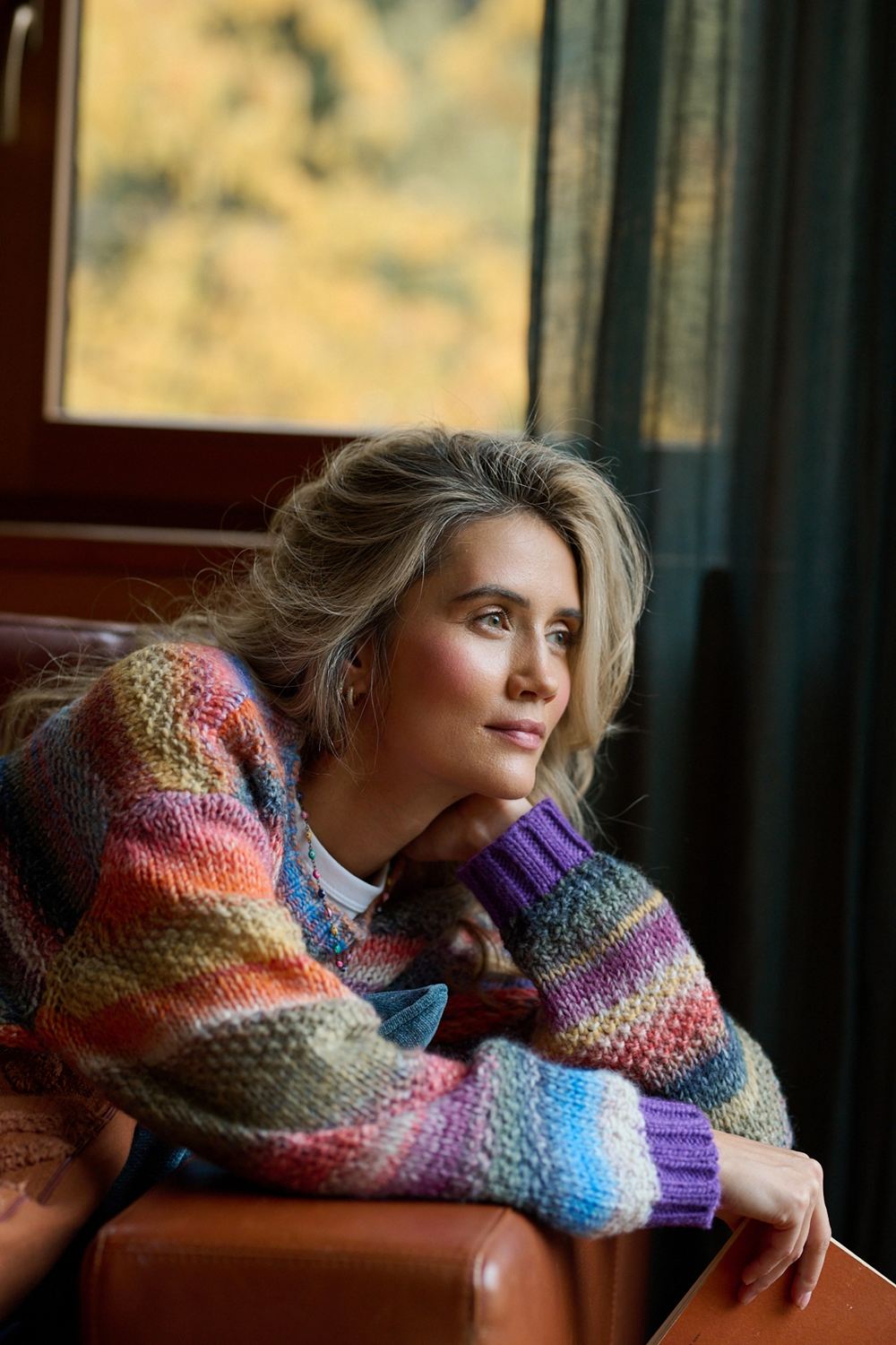 Retro Glam wool blend sweater