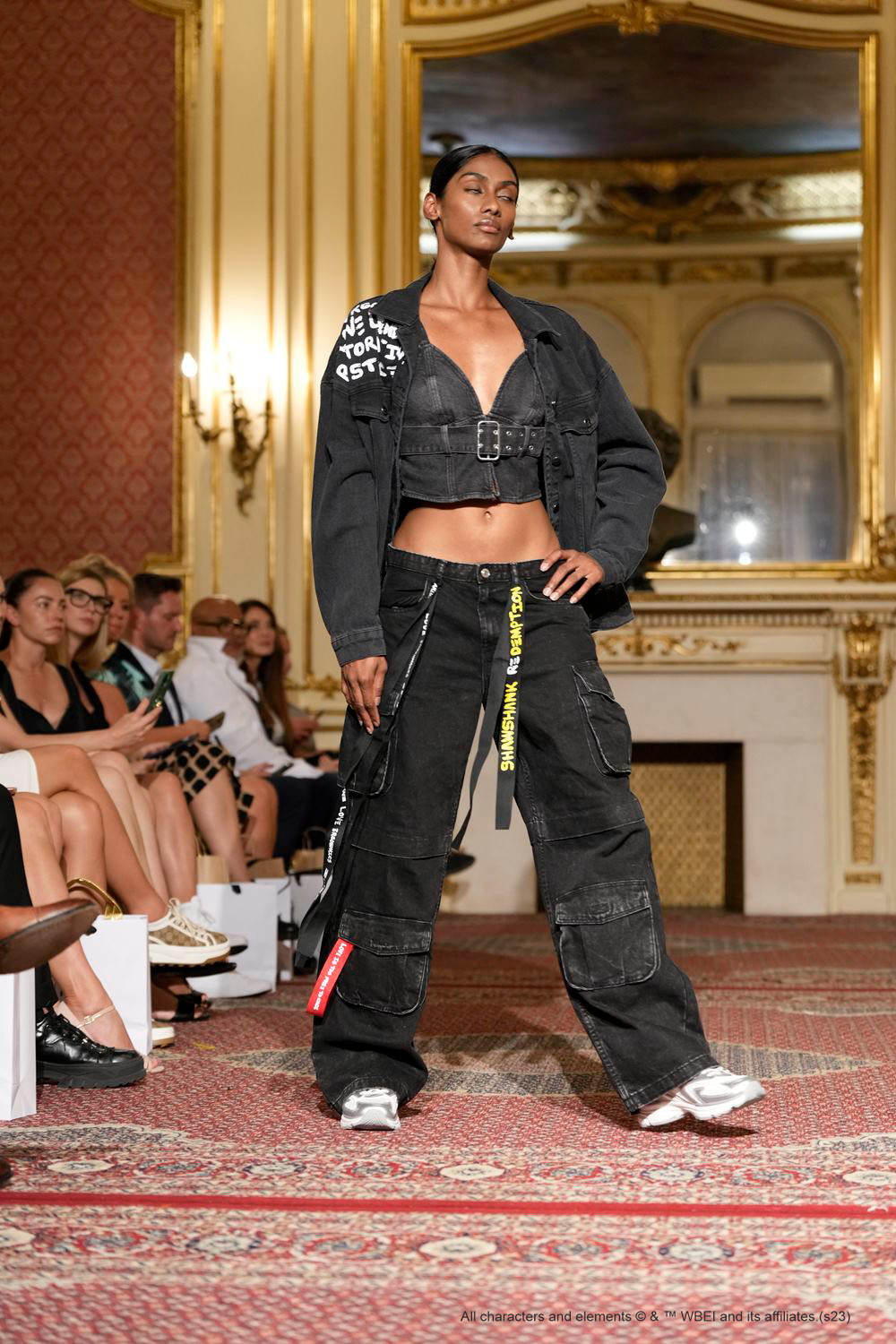 Denim jacket 2025 cargo pants