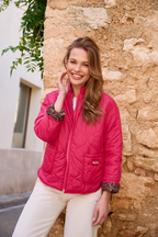 Geacă reversibilă Pink Cheetah