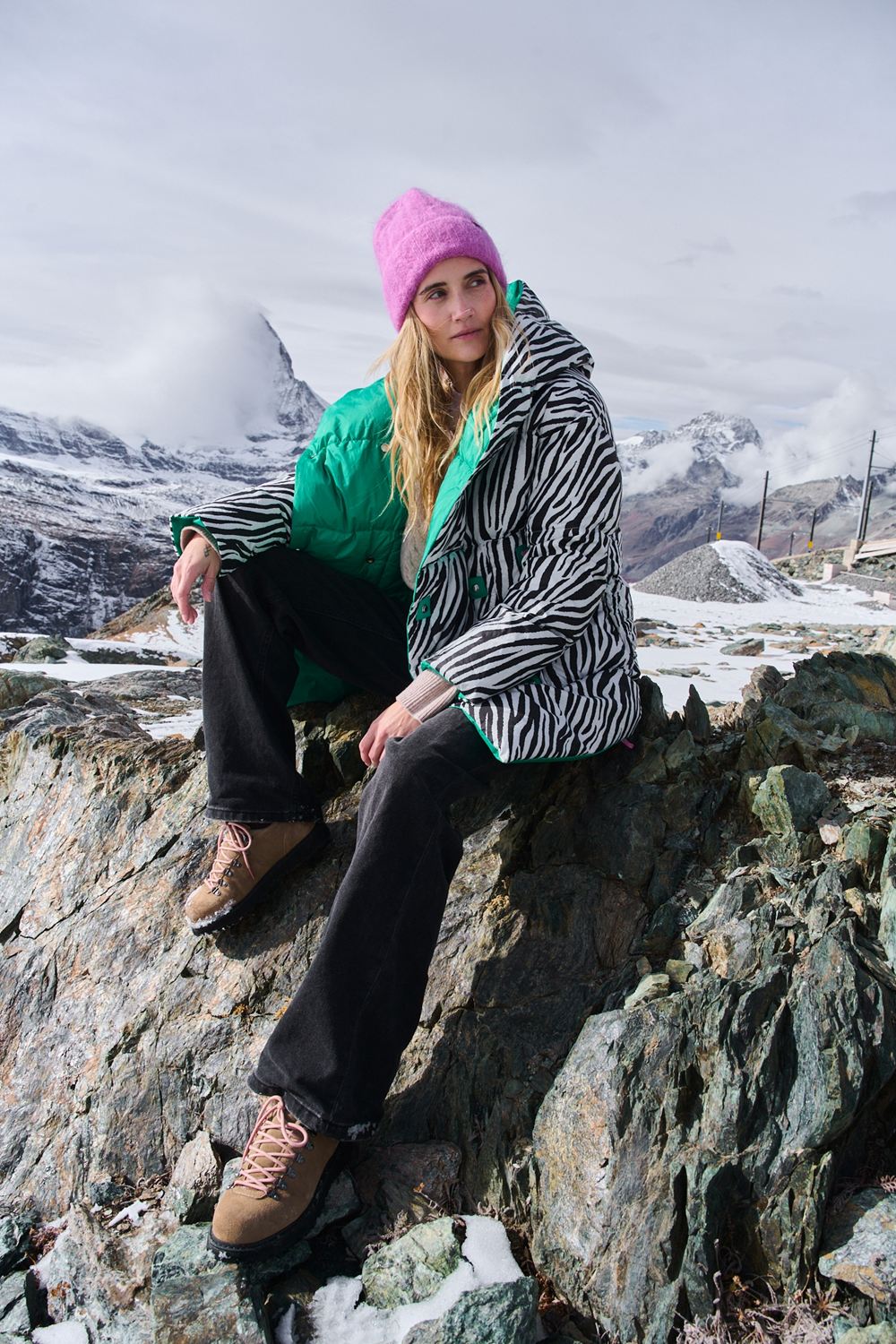 Alaska Zeebra megfordítható télikabát