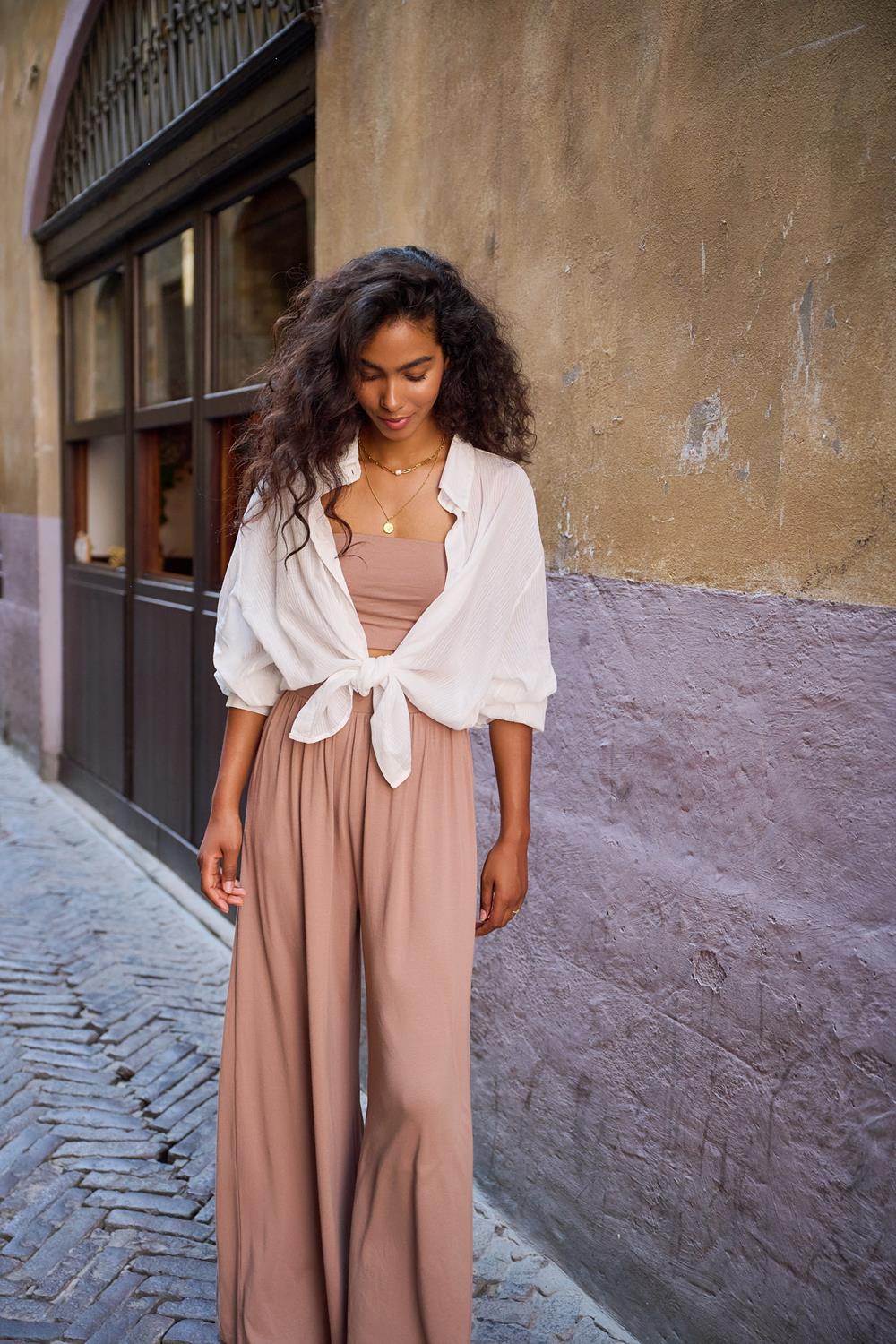 Sand Dunes wide pants