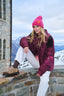 Berry Snuggle bomber jacket