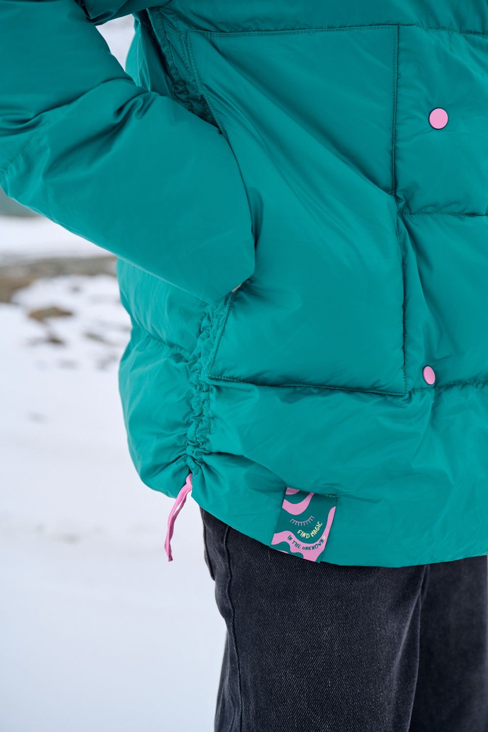 Alaska Roseleaf reversible winter jacket – NAOKO-STORE.com