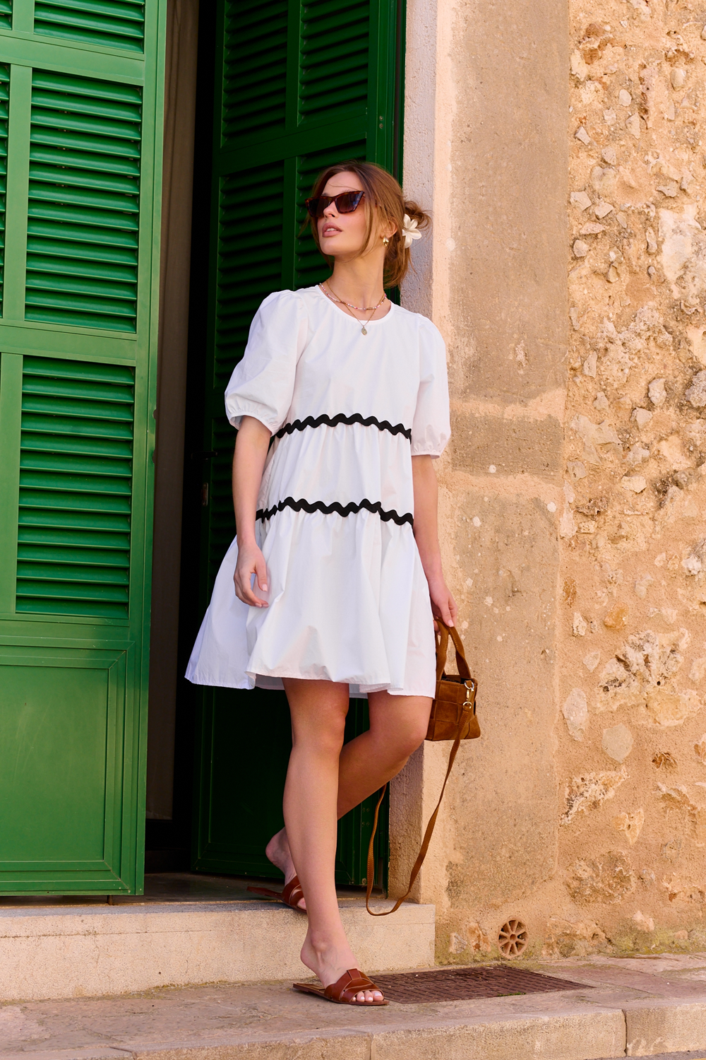 Dolce Bianca midi dress