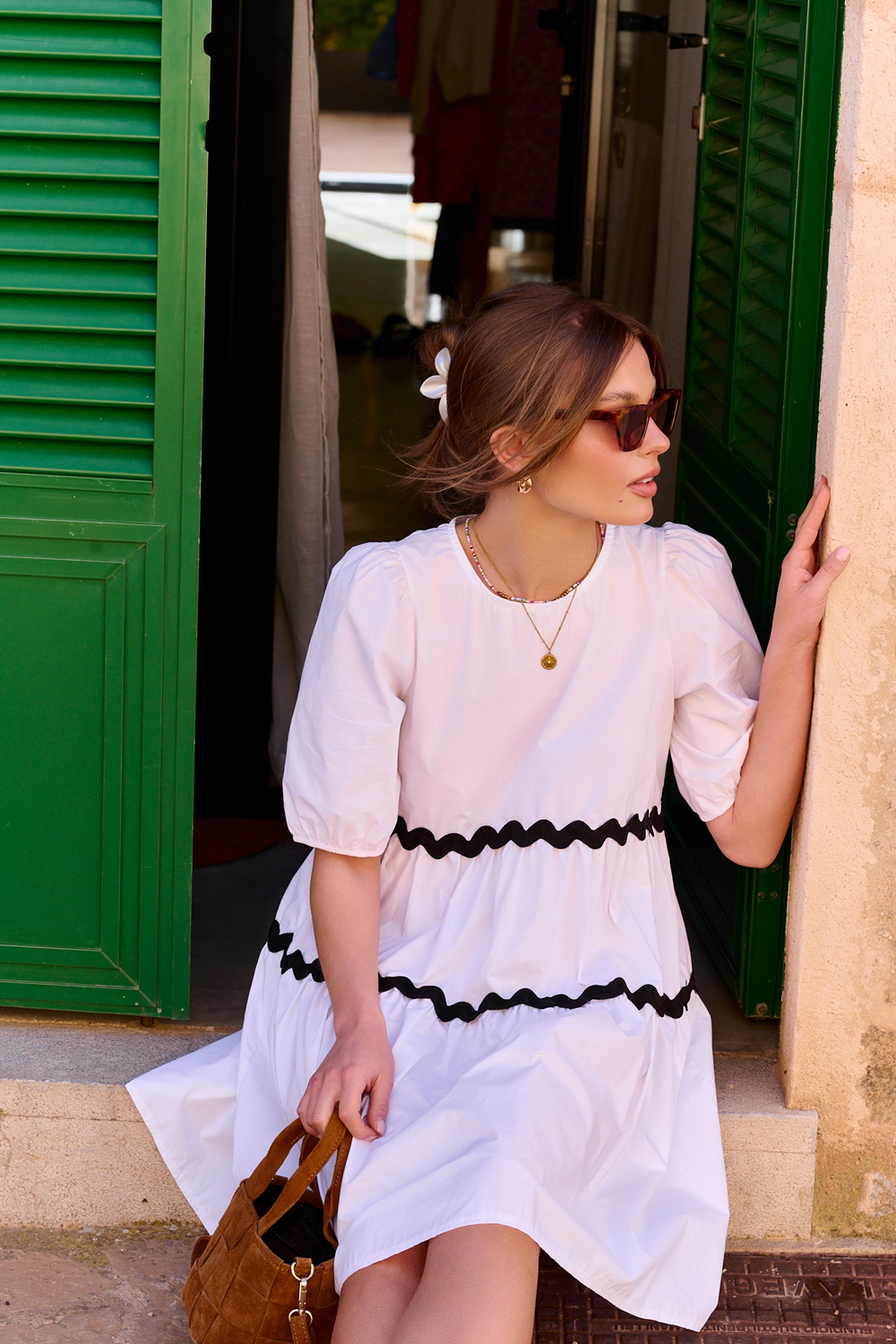 Dolce Bianca midi dress